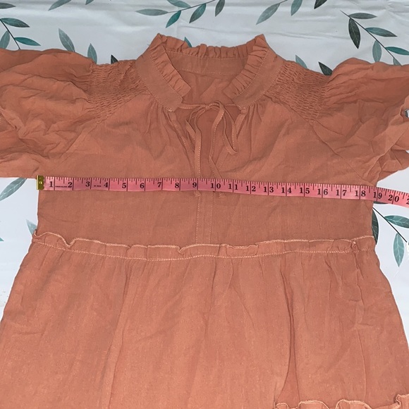 Beautiful Light Rust Dress - Picture 4 of 7